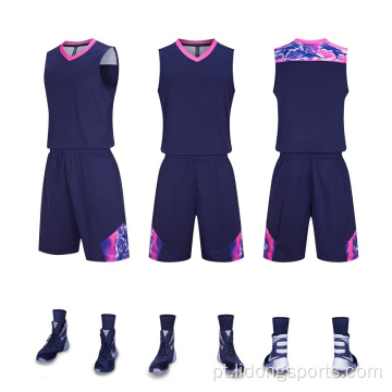 Treinamento esportivo Juventude uniformes de basquete Jersey Set